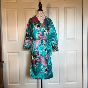 Kimono Style Satin Robe